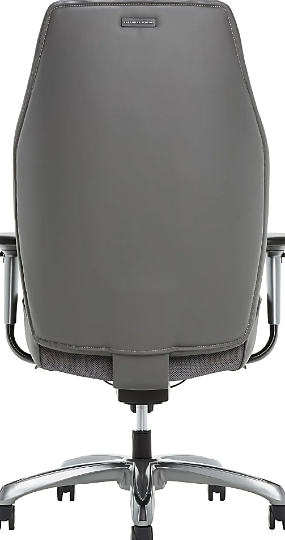 Shaquille O'Neal™ Zephyrus Ergonomic Bonded Leather High-Back Executive Office Chair, Gray