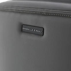 Shaquille O'Neal™ Zephyrus Ergonomic Bonded Leather High-Back Executive Office Chair, Gray