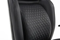Shaquille O'Neal™ Zephyrus Ergonomic Bonded Leather High-Back Executive Office Chair, Black