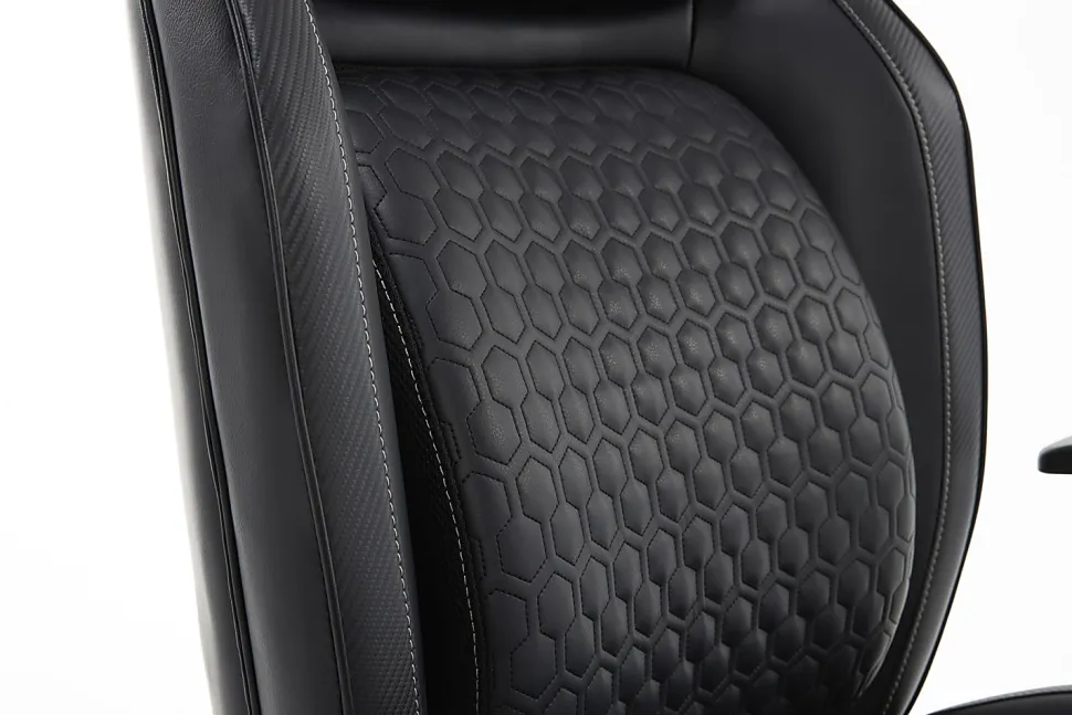Shaquille O'Neal™ Zephyrus Ergonomic Bonded Leather High-Back Executive Office Chair, Black