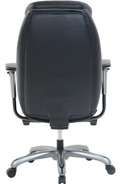 Shaquille O'Neal™ Zethus Ergonomic Bonded Leather High-Back Executive Office Chair, Black