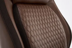Shaquille O'Neal™ Zethus Ergonomic Bonded Leather High-Back Executive Office Chair, Brown