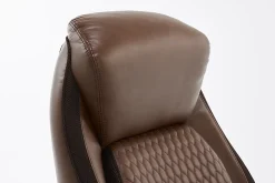 Shaquille O'Neal™ Zethus Ergonomic Bonded Leather High-Back Executive Office Chair, Brown