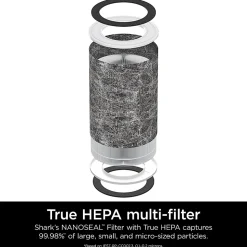 Shark Air Purifier MAX With True HEPA, 1200 Sq. Ft., Charcoal Gray, Total Qty 1