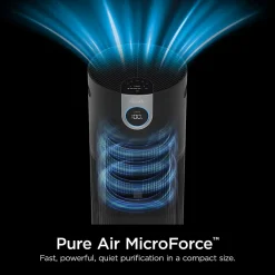 Shark Air Purifier MAX With True HEPA, 1200 Sq. Ft., Charcoal Gray, Total Qty 1