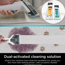Shark CarpetXpert With Stainstriker Upright Deep Carpet Cleaner, Teal, Total Qty 1