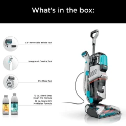 Shark CarpetXpert With Stainstriker Upright Deep Carpet Cleaner, Teal, Total Qty 1