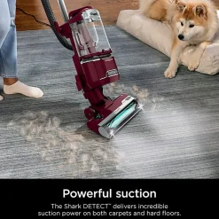 Shark Detect Lift-Away ADV Corded Upright Vacuum, With PowerFins Detect, Self-Cleaning Brushroll, And Odor Neutralizer Technology, Burgundy, LA492