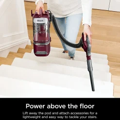 Shark Detect Lift-Away ADV Corded Upright Vacuum, With PowerFins Detect, Self-Cleaning Brushroll, And Odor Neutralizer Technology, Burgundy, LA492