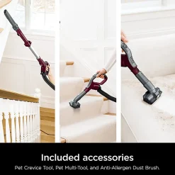 Shark Detect Lift-Away ADV Corded Upright Vacuum, With PowerFins Detect, Self-Cleaning Brushroll, And Odor Neutralizer Technology, Burgundy, LA492