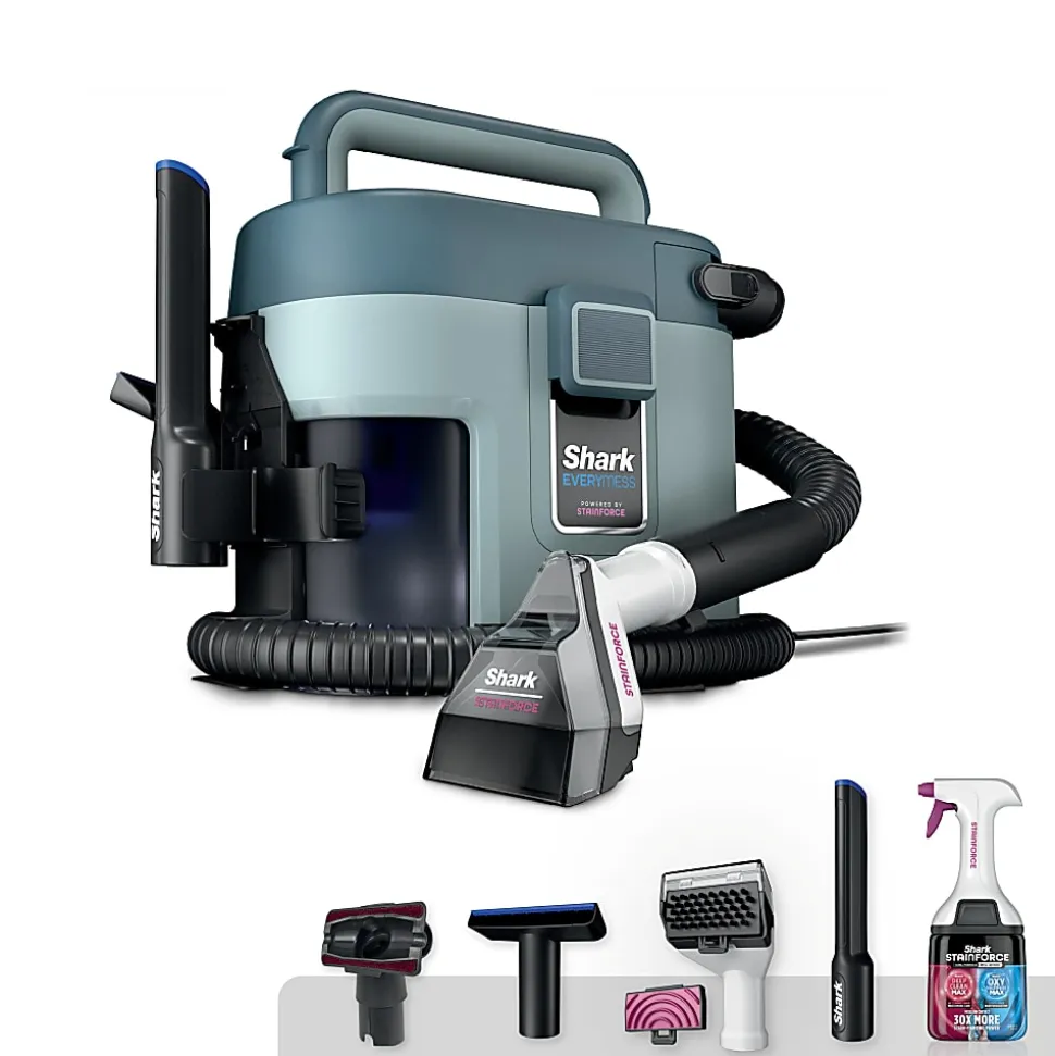 Shark EveryMess Corded Portable Wet/Dry Vac And Stain Remover, Blue, Total Qty 1