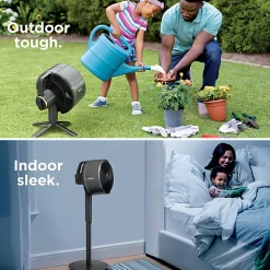 Shark FlexBreeze Indoor & Outdoor Fan, Dark Gray, Total Qty 1