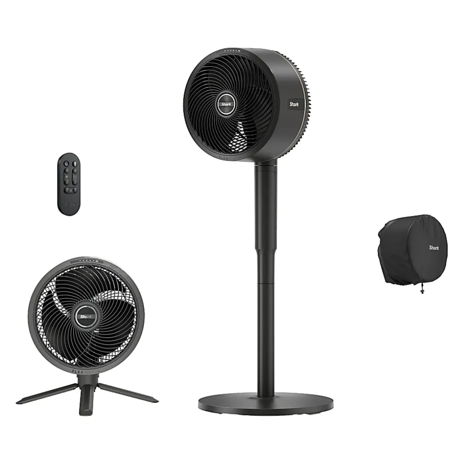 Shark FlexBreeze Indoor & Outdoor Fan, Dark Gray, Total Qty 1