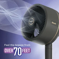 Shark FlexBreeze Indoor & Outdoor Fan, Dark Gray, Total Qty 1