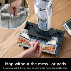 Shark HydroDuo Cordless Wet/Dry Hard Floor Cleaner, Stone Metallic, Total Qty 1