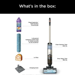 Shark HydroVac MessMaster Cordless 3-in-1 Cleaner, Rose Gold, Total Qty 1