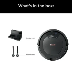 Shark ION Robot Vacuum R75 With Wi-Fi, Gray, Total Qty 1