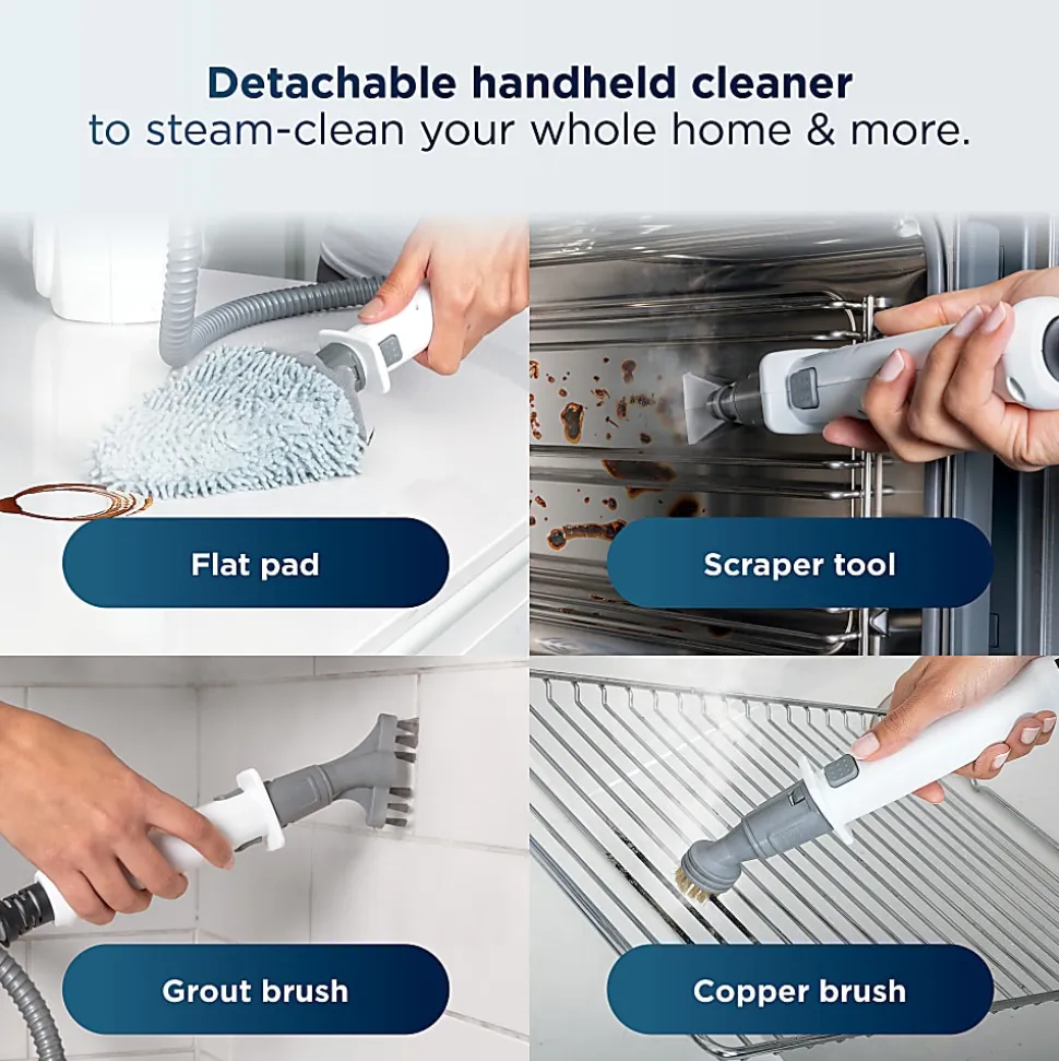 Shark Lift-Away 5-in-1 Steam Mop With Detachable Handheld Steamer, Blue, Total Qty 1