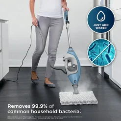Shark Lift-Away 5-in-1 Steam Mop With Detachable Handheld Steamer, Blue, Total Qty 1