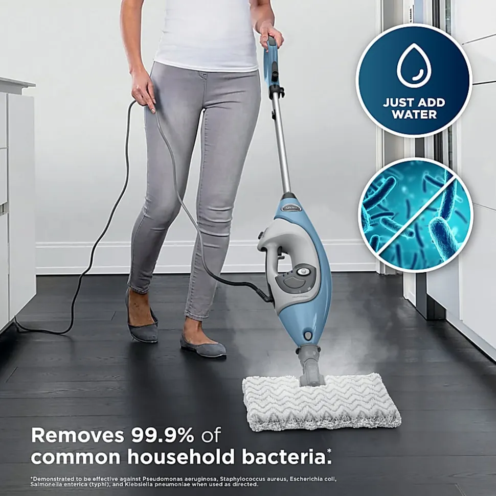 Shark Lift-Away 5-in-1 Steam Mop With Detachable Handheld Steamer, Blue, Total Qty 1