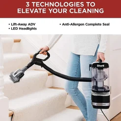Shark Navigator Lift-Away ADV Upright Vacuum Cleaner, Black