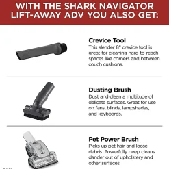 Shark Navigator Lift-Away ADV Upright Vacuum Cleaner, Black
