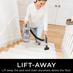 Shark Navigator Lift-Away Refresh Base Model Upright Vacuum, 0.38 Gallons, White, Total Quantity 1