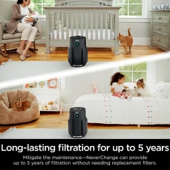 Shark Never Change Air Purifier MAX, 650 Sq. Ft., Charcoal Gray, Total Qty 1