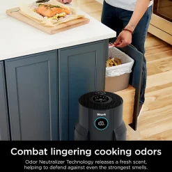 Shark Never Change Air Purifier MAX, 650 Sq. Ft., Charcoal Gray, Total Qty 1