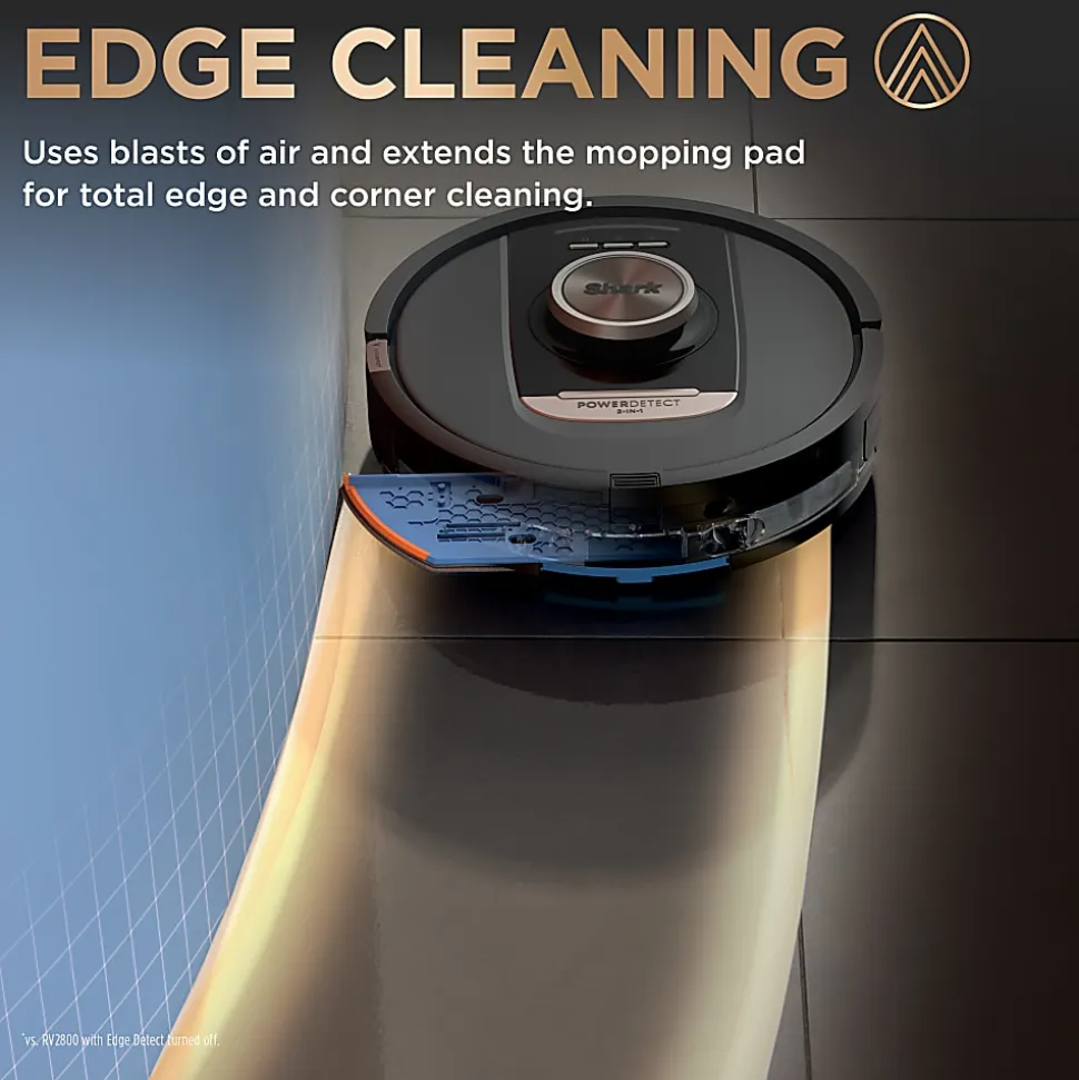 Shark PowerDetect 2-in-1 Robot Vacuum And Mop With NeverTouch Pro Base, Black, Total Qty 1