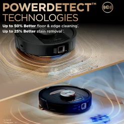 Shark PowerDetect 2-in-1 Robot Vacuum And Mop With NeverTouch Pro Base, Black, Total Qty 1