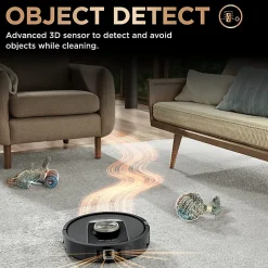 Shark PowerDetect 2-in-1 Robot Vacuum And Mop With NeverTouch Pro Base, Black, Total Qty 1