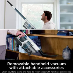 Shark PowerPro Pet Cordless Stick Vacuum, Blue/White, Total Qty 1