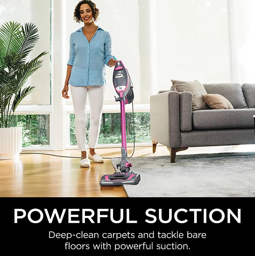 Shark Rocket HV371 Stick Vacuum Cleaner, Fuchsia, Total Qty 1