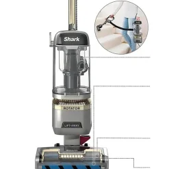 Shark Rotator Lift-Away ADV DuoClean Engage Upright Vacuum Cleaner With Self-Cleaning Brushroll, Gray