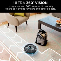 Shark RV2502AE AI Ultra Robot Self-Empty Vacuum, Black
