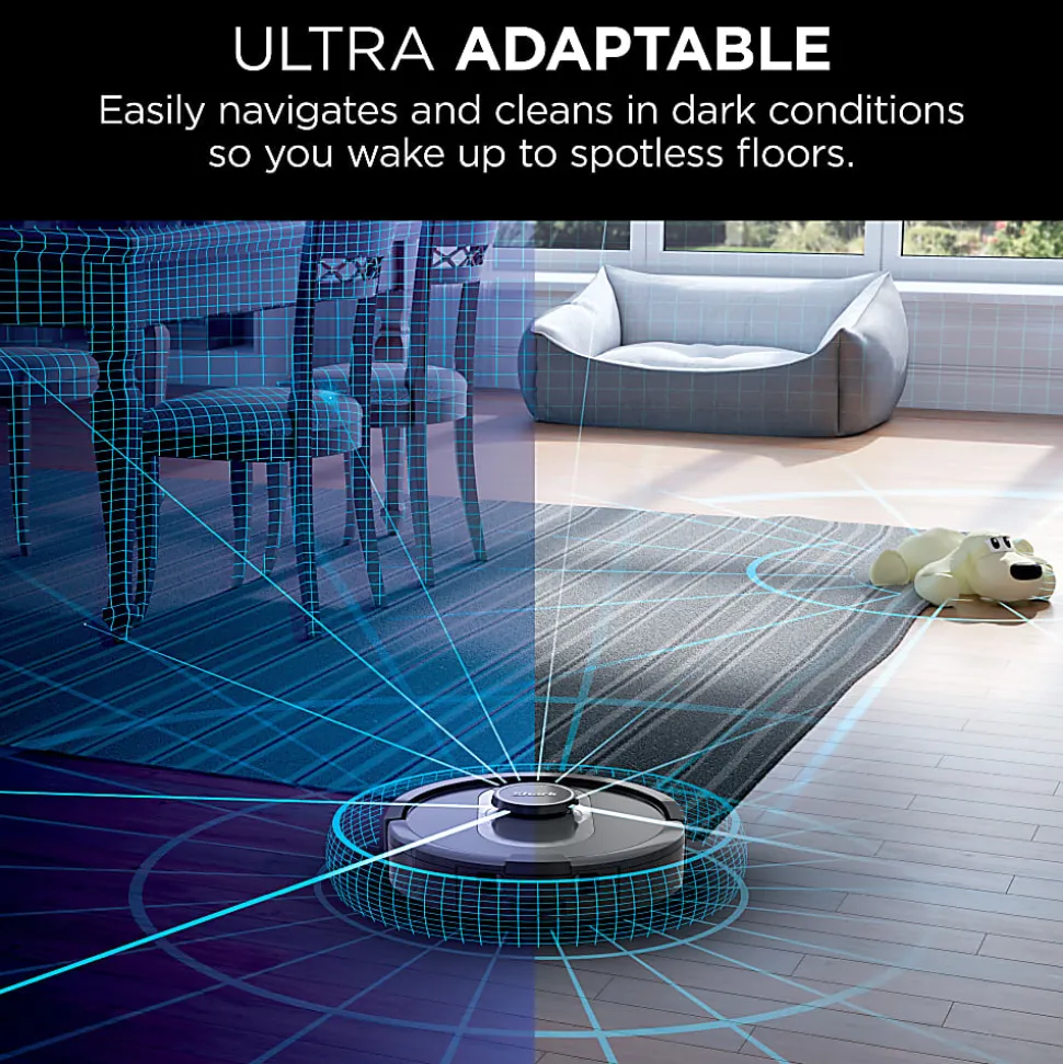Shark RV2502AE AI Ultra Robot Self-Empty Vacuum, Black