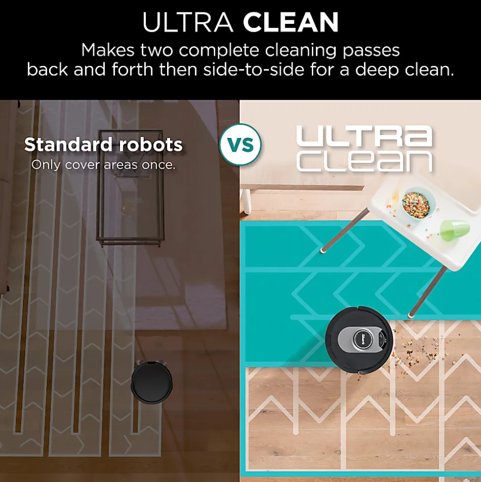 Shark RV2502AE AI Ultra Robot Self-Empty Vacuum, Black