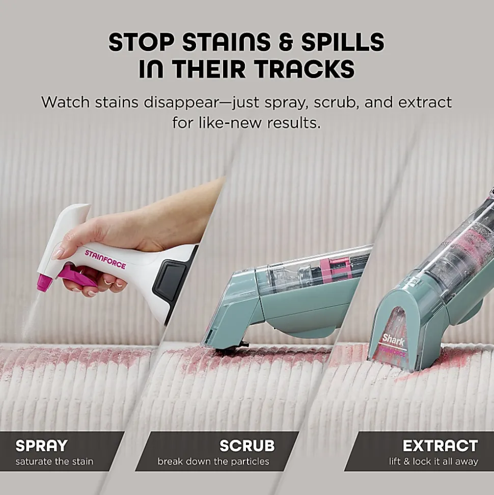 Shark StainForce Portable Spot & Stain Cleaner, Gray, Total Qty 1