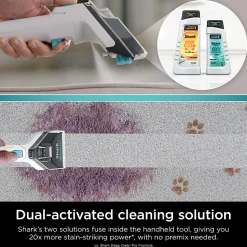 Shark Stain Striker Portable Carpet & Upholstery Cleaner, White, Total Qty 1