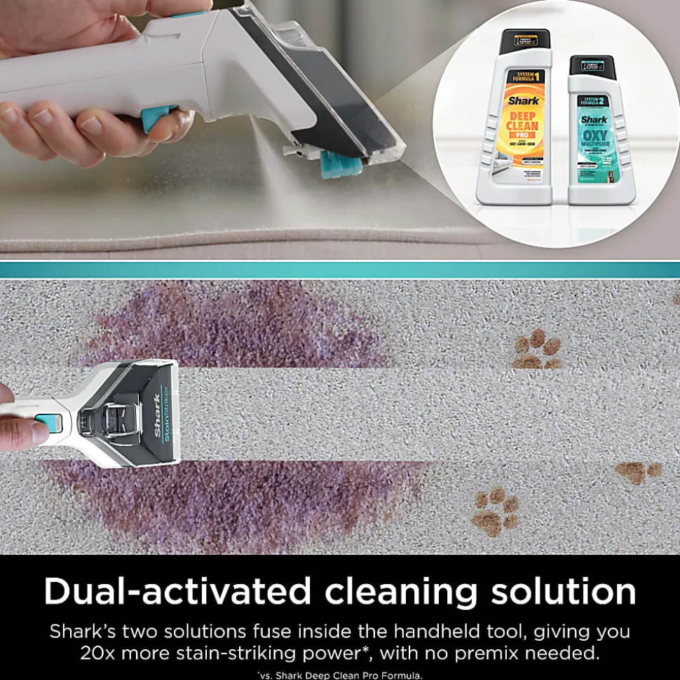 Shark Stain Striker Portable Carpet & Upholstery Cleaner, White, Total Qty 1