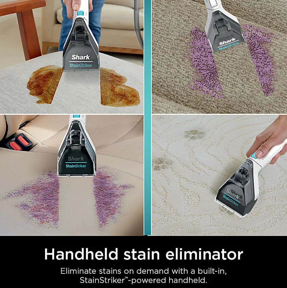 Shark Stain Striker Portable Carpet & Upholstery Cleaner, White, Total Qty 1