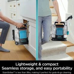 Shark Stain Striker Portable Carpet & Upholstery Cleaner, White, Total Qty 1