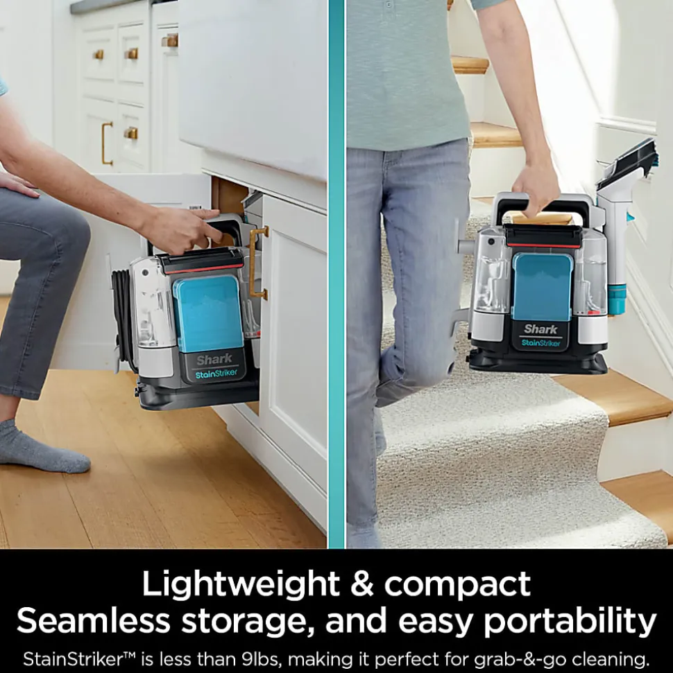 Shark Stain Striker Portable Carpet & Upholstery Cleaner, White, Total Qty 1