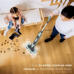 Shark Steam & Scrub All-in-One Scrubbing And Sanitizing Hard Floor Steam Mop, Teal, Total Qty 1