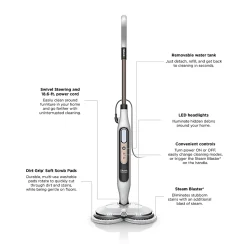 Shark Steam & Scrub Steam Blaster Mop, White/Brass, Total Qty 1