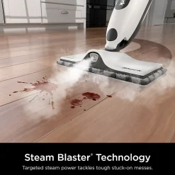 Shark SteamSpot Steam Mop With Steam Blaster, White/Copper, Total Qty 1