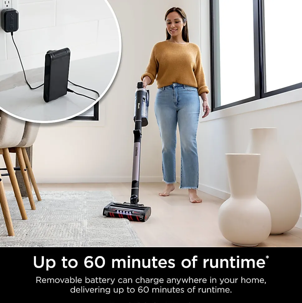 Shark Stratos Cordless Vacuum With Clean Sense IQ And Odor Neutralizer, Ash Purple, Total Qty 1
