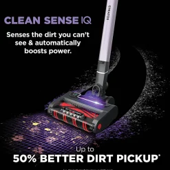 Shark Stratos Cordless Vacuum With Clean Sense IQ And Odor Neutralizer, Ash Purple, Total Qty 1