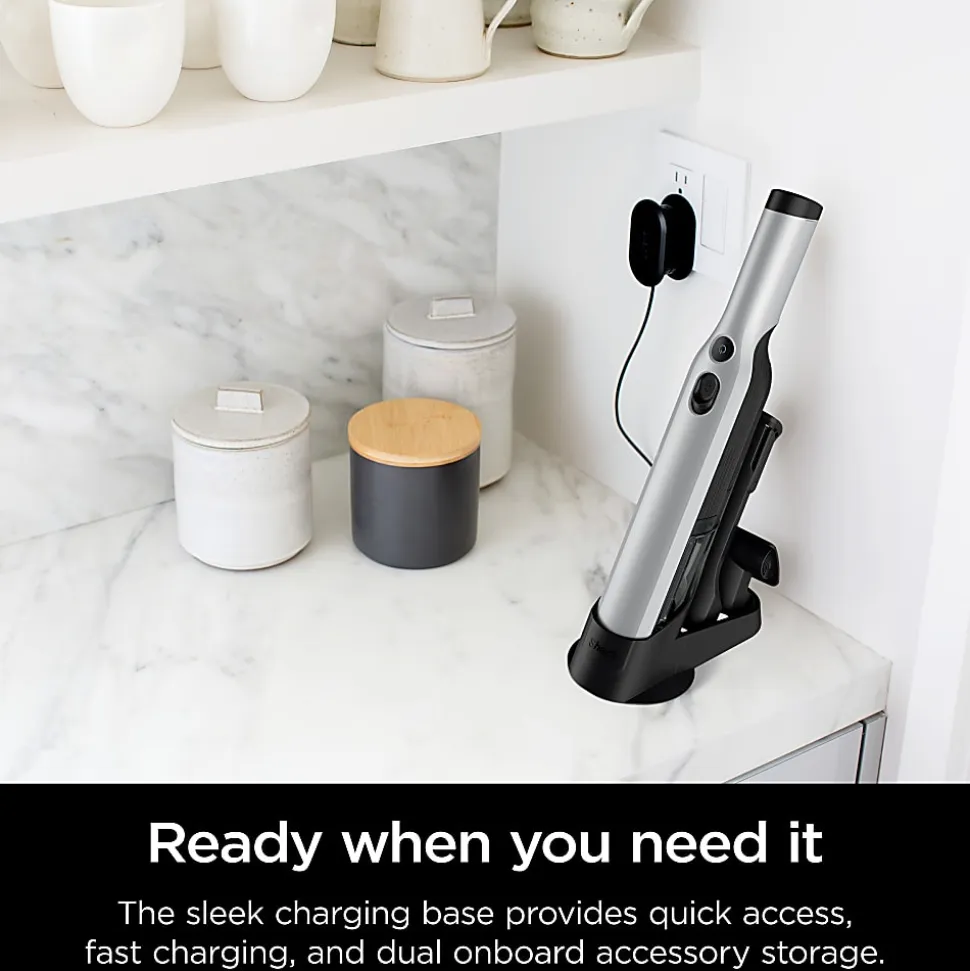 Shark WANDVAC Lightweight Cordless Hand Vacuum With Charging Dock, Silver, Total Qty 1